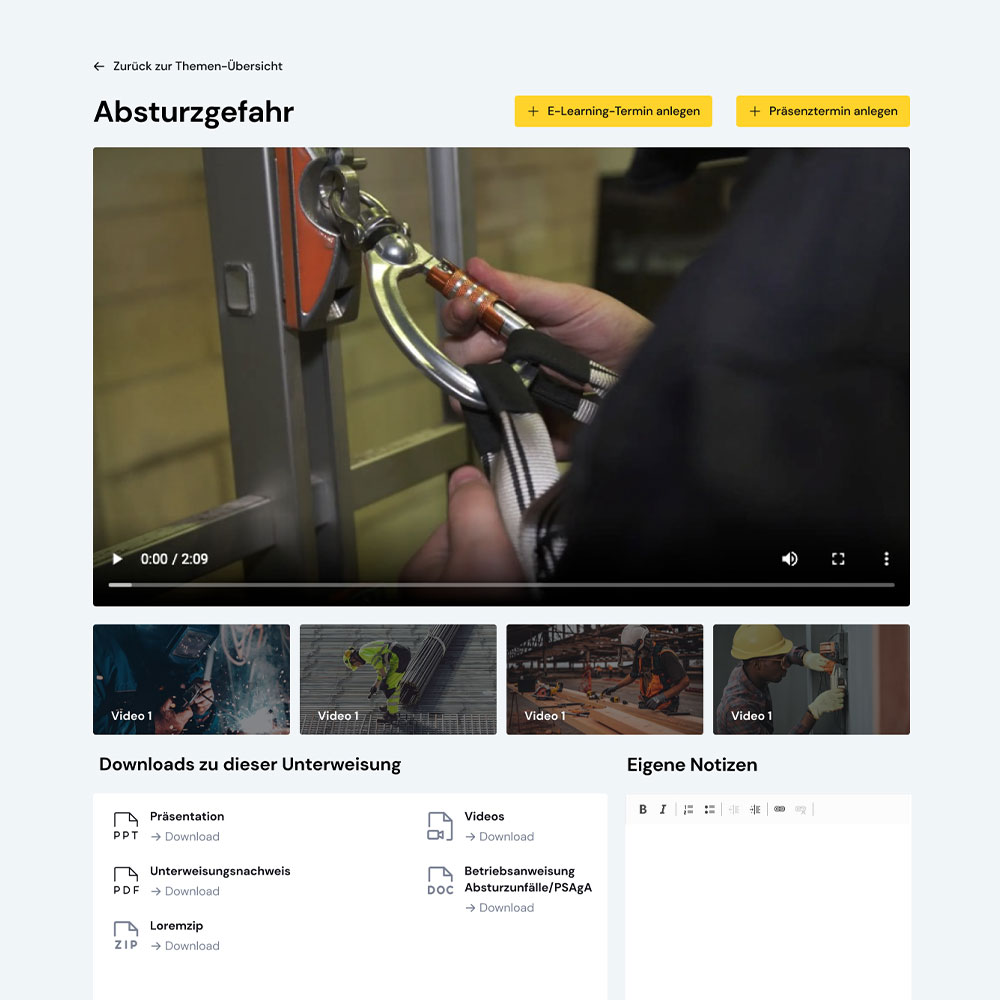 Lernplattform LMS – Laravel
